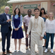 Ted Danson, D’Arcy Carden, William Jackson Harper, Manny Jacinto, Jameela Jamil, Kristen Bell (Photo: Colleen Hayes/NBC)